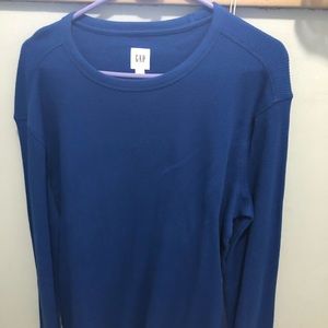 Gap shirt thermal type size large no tags
